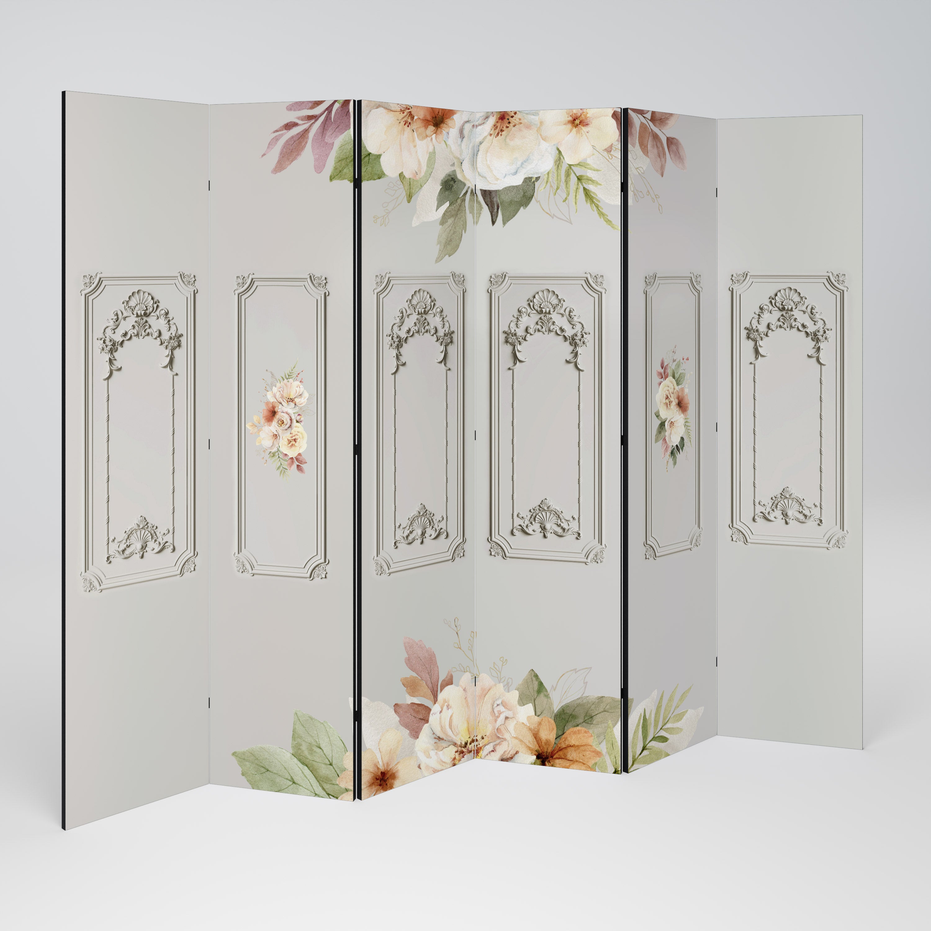 ELEGANT SHIELD Decorative 6-Panel Room Divider