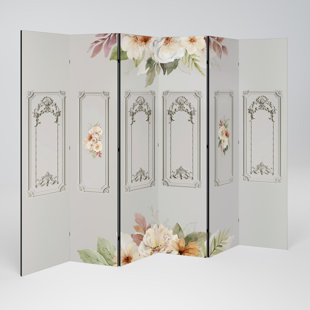 ELEGANT SHIELD Biombo de 6 paneles