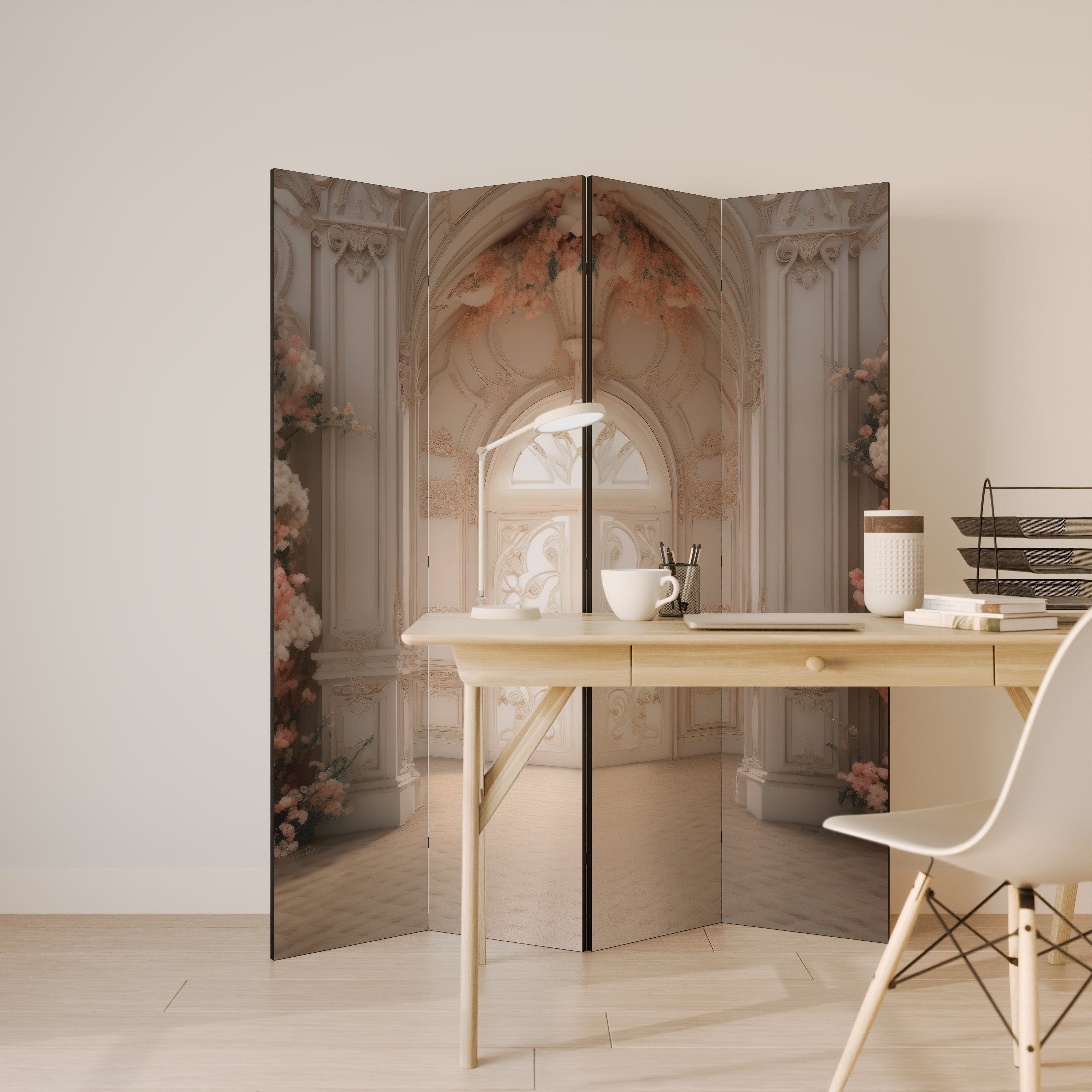 VIVID DREAMSCAPE DOORS Decorative 4-Panel Room Divider