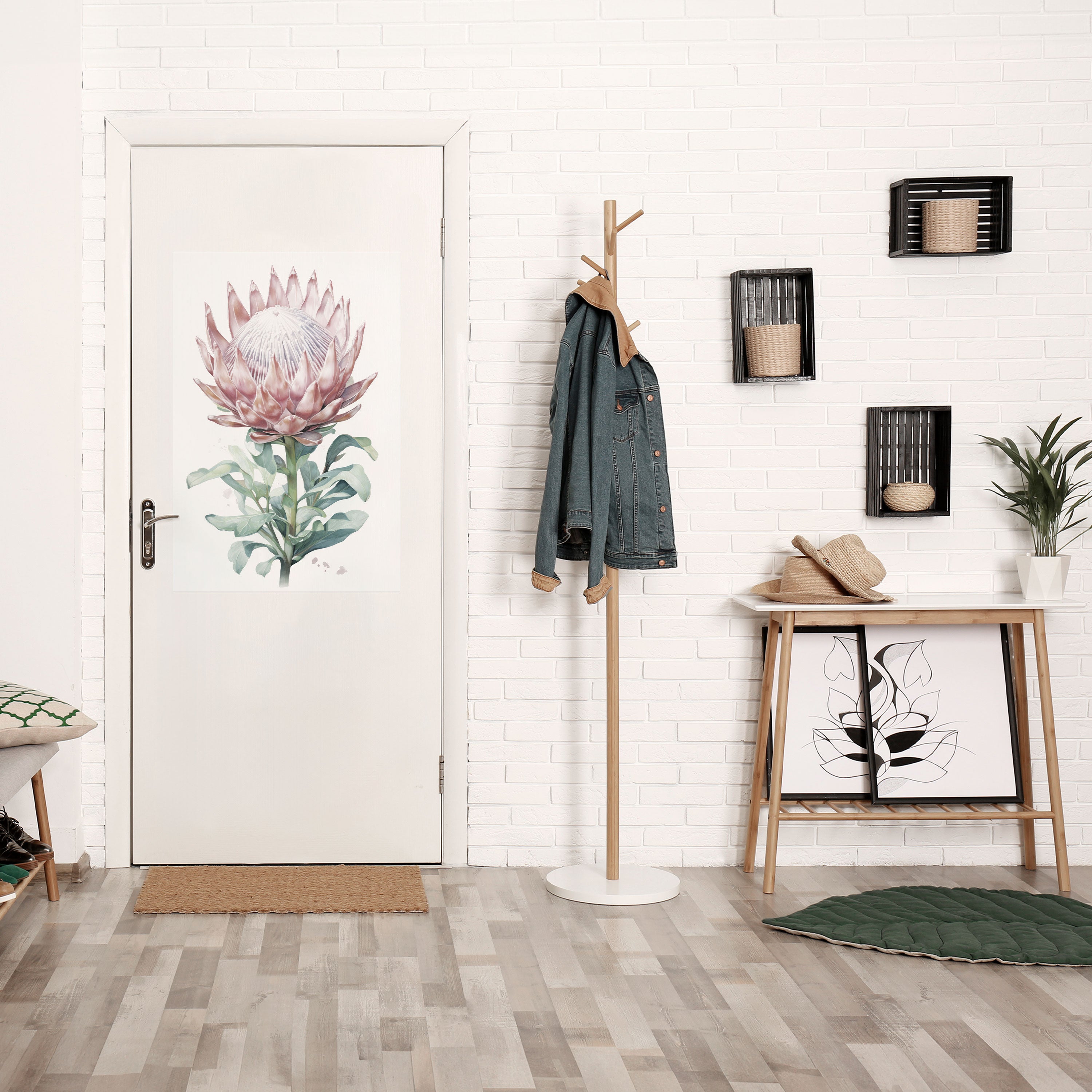Póster vertical autoadhesivo ROYAL PROTEA