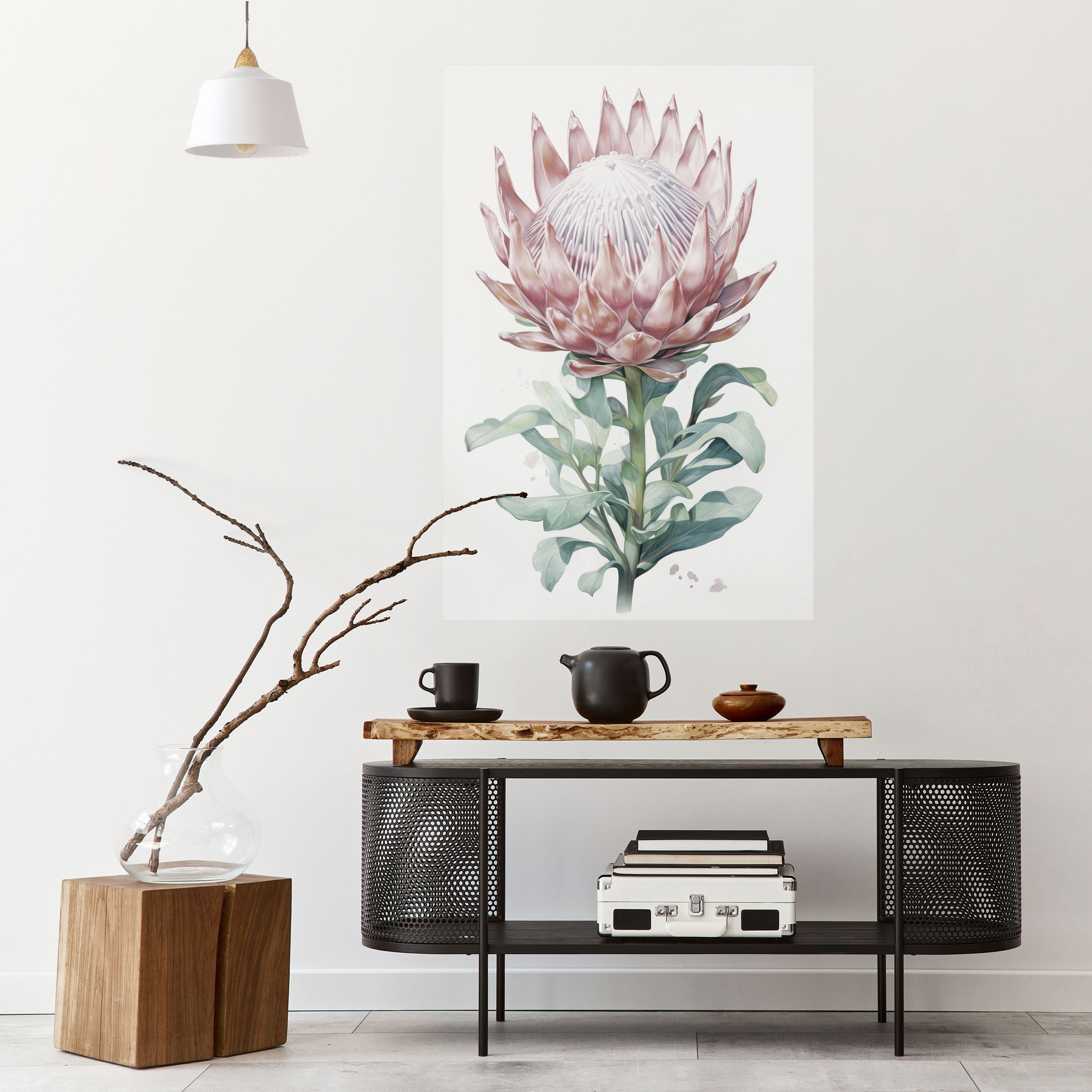 Póster vertical autoadhesivo ROYAL PROTEA