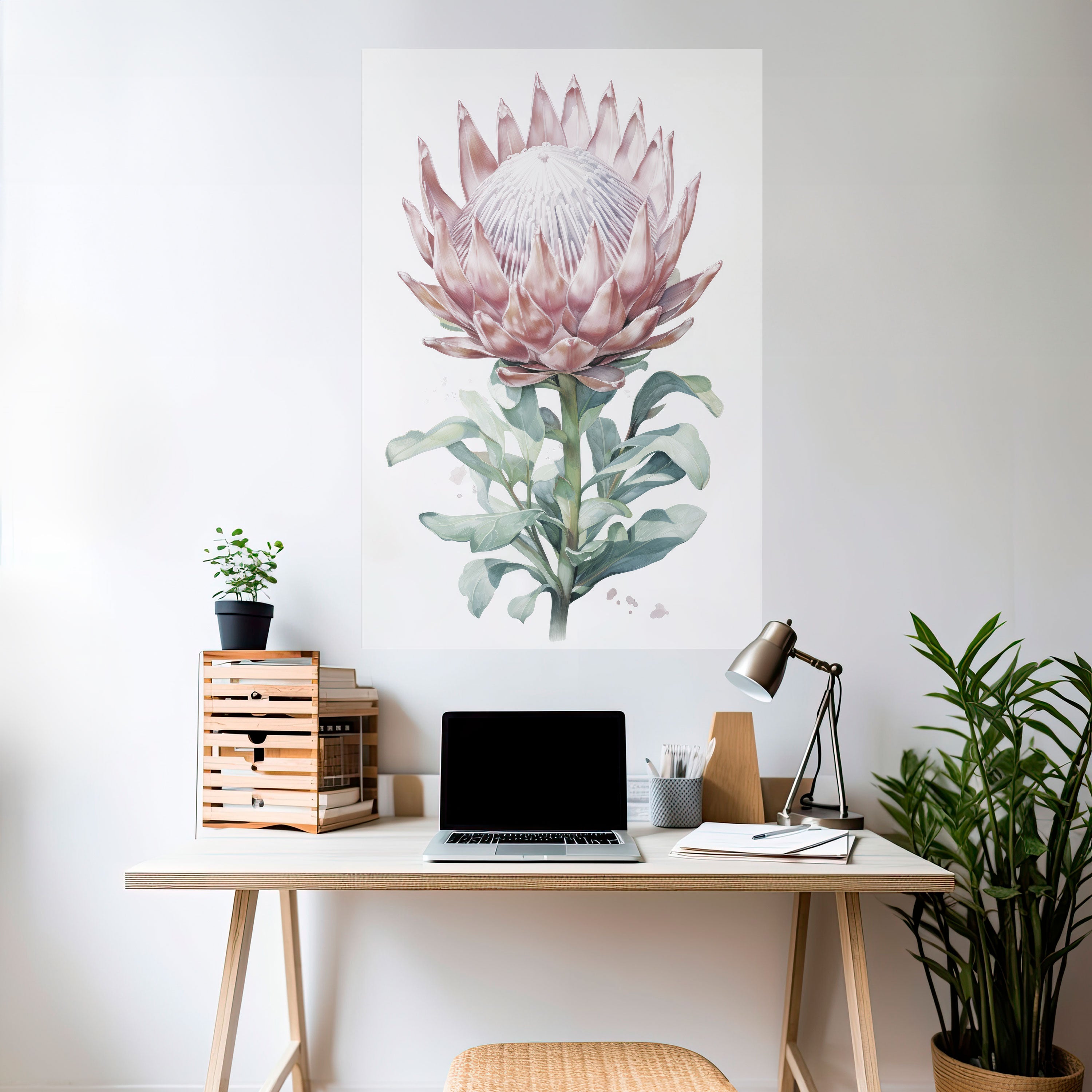 Póster vertical autoadhesivo ROYAL PROTEA