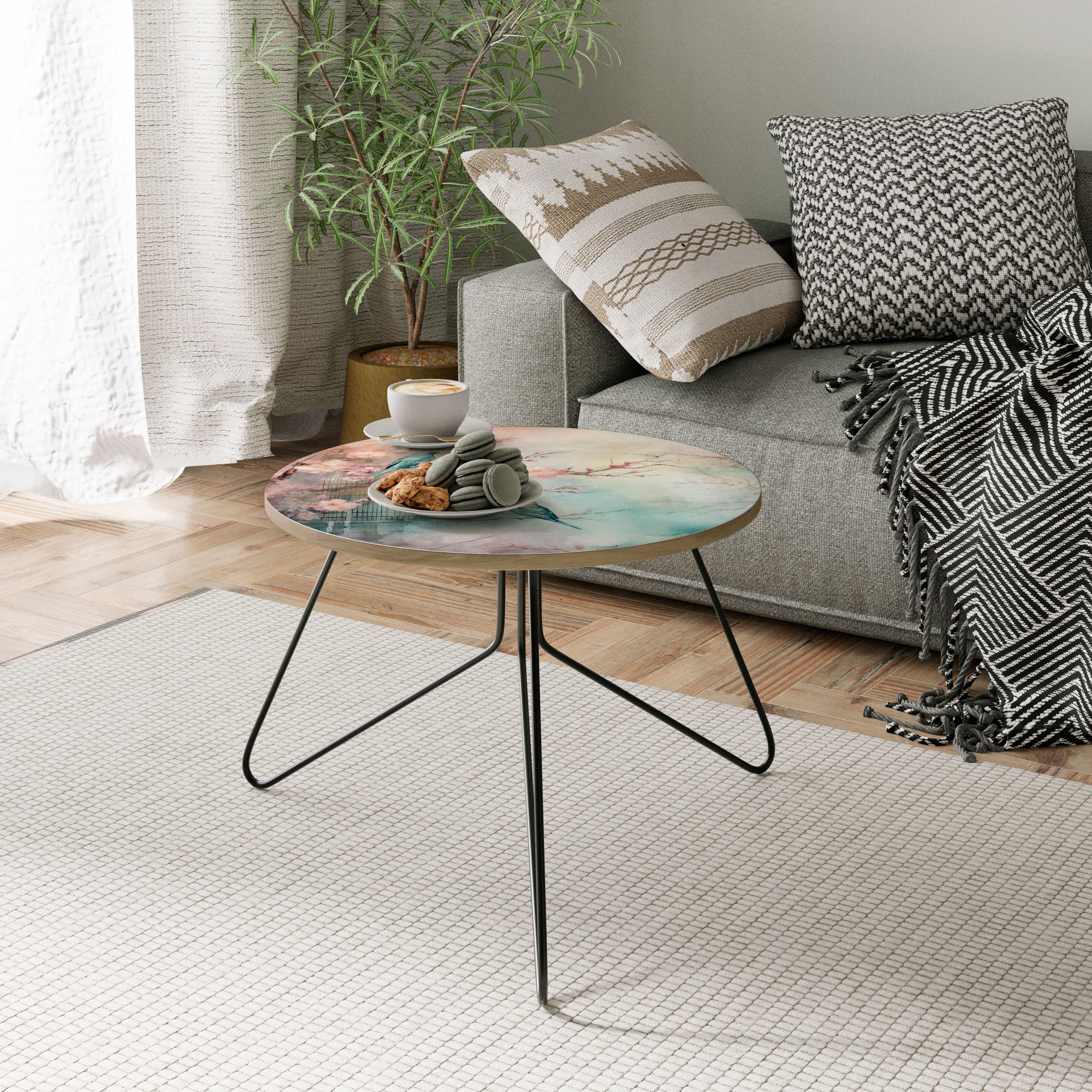 CHERRY BIRDSONG Coffee Table 60