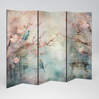 CHERRY BIRDSONG 6-Panel Room Divider