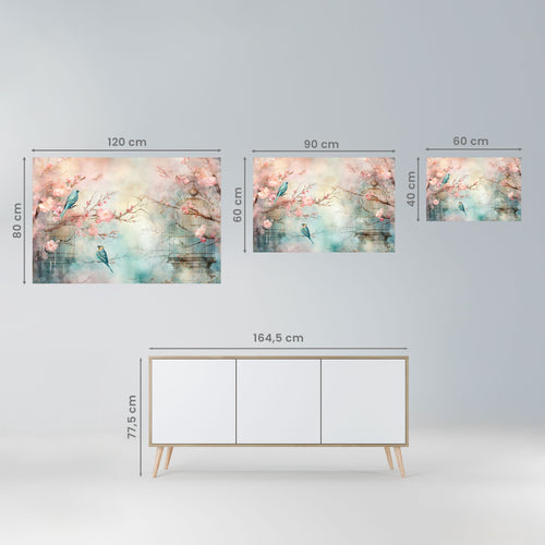 CHERRY BIRDSONG Póster Horizontal Adhesivo