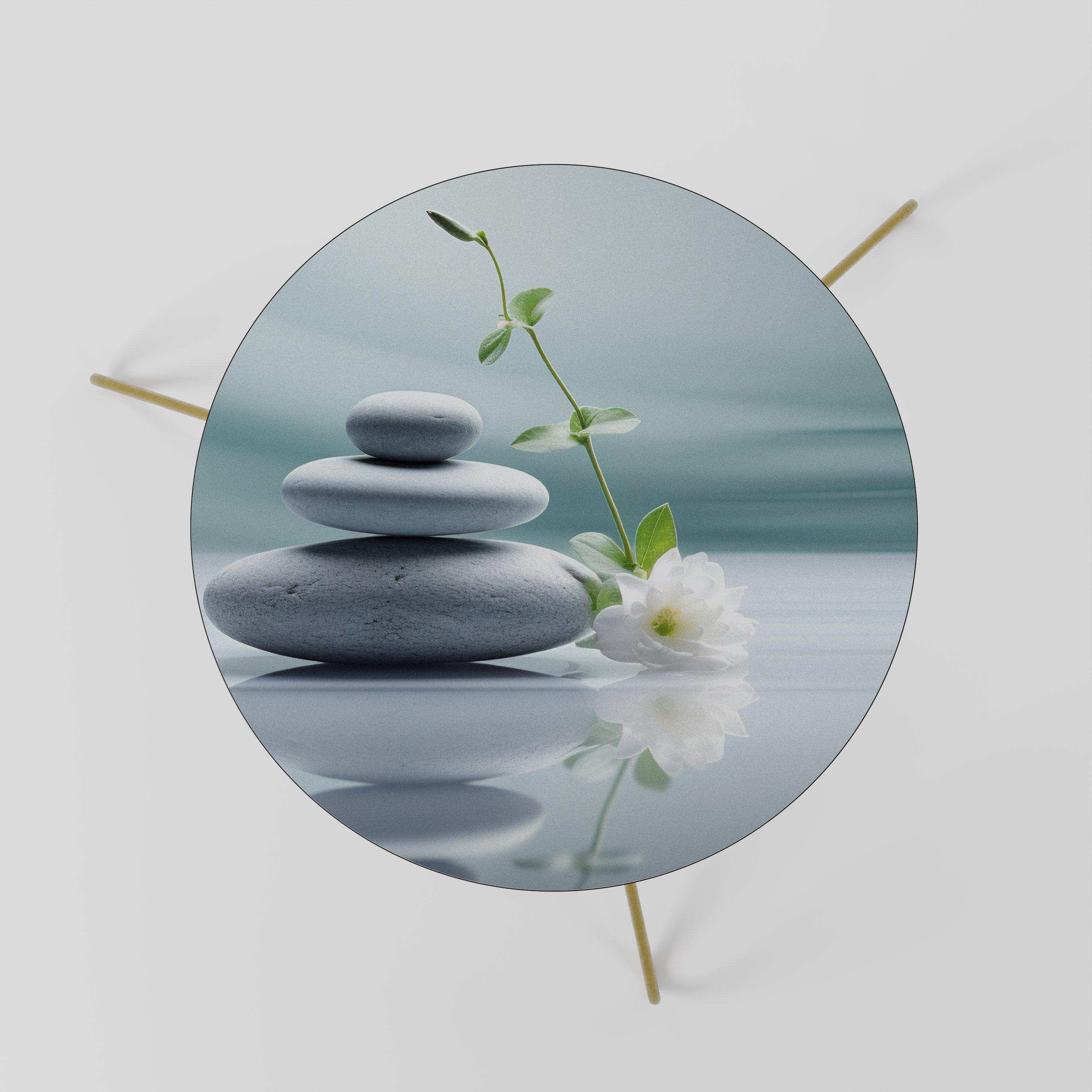 TRANQUIL STONE BALANCE Coffee Table 60