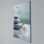 TRANQUIL STONE BALANCE Cuadro en lienzo vertical