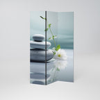 TRANQUIL STONE BALANCE Biombo de 3 paneles