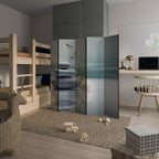 TRANQUIL STONE BALANCE Biombo de 5 paneles