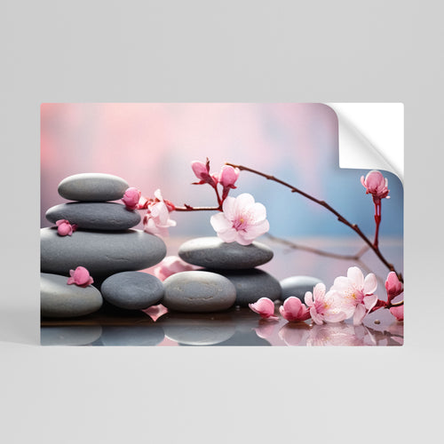 BALANCE OF NATURE Póster adhesivo horizontal