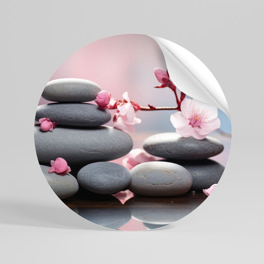 BALANCE OF NATURE Vinilo adhesivo redondo