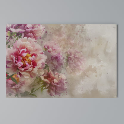 PEONY WHISPER Cuadro en lienzo horizontal