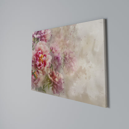 PEONY WHISPER Cuadro en lienzo horizontal