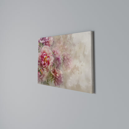 PEONY WHISPER Cuadro en lienzo horizontal