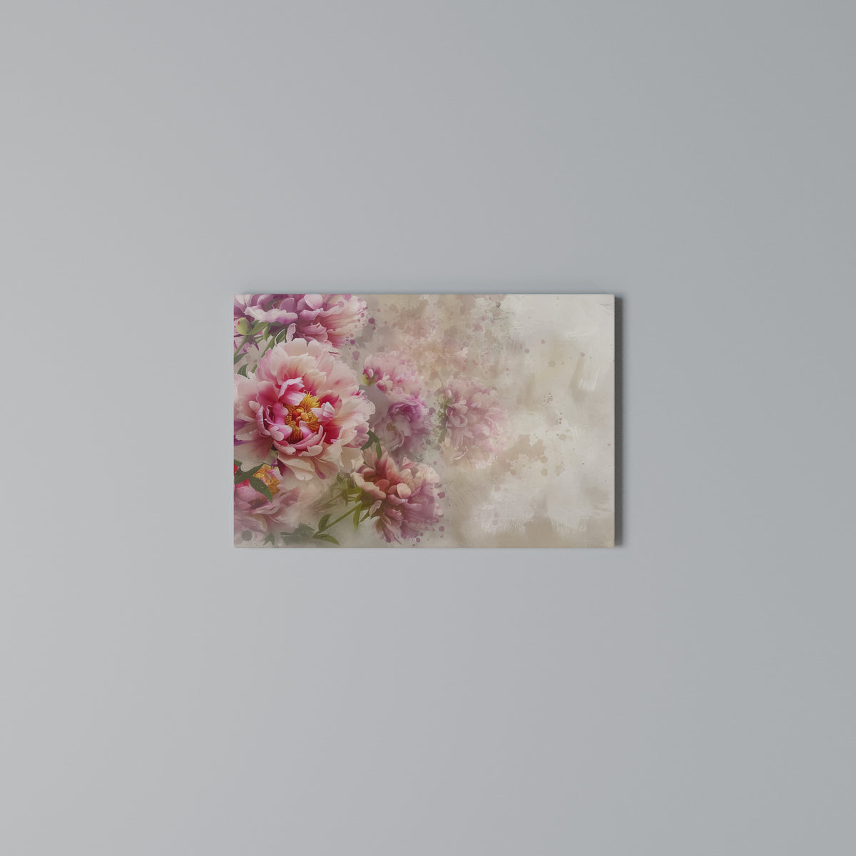 PEONY WHISPER Cuadro en lienzo horizontal