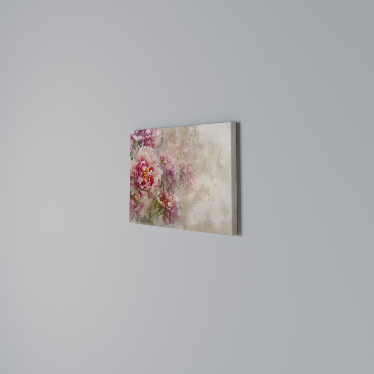 PEONY WHISPER Cuadro en lienzo horizontal