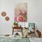 PEONY WHISPER Peel and Stick Vertical Poster