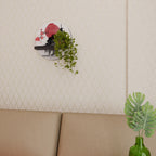 CHERRY SHADOWS Round Art Shelf In Black Finish