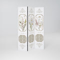 ELEGANT BOTANICAL TAPESTRY 3-Panel Room Divider