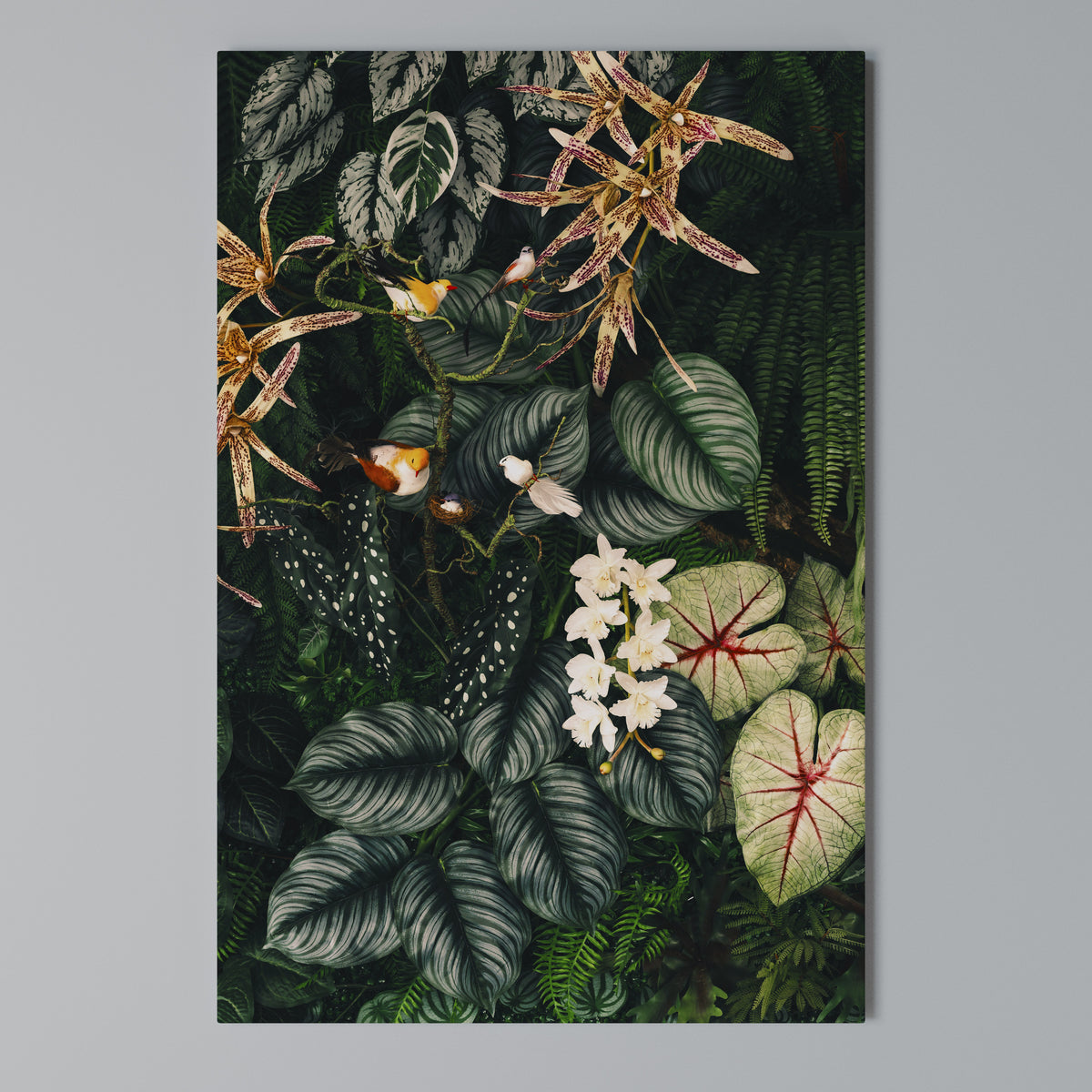 SILENT WILDERNESS Vertical Canvas Print