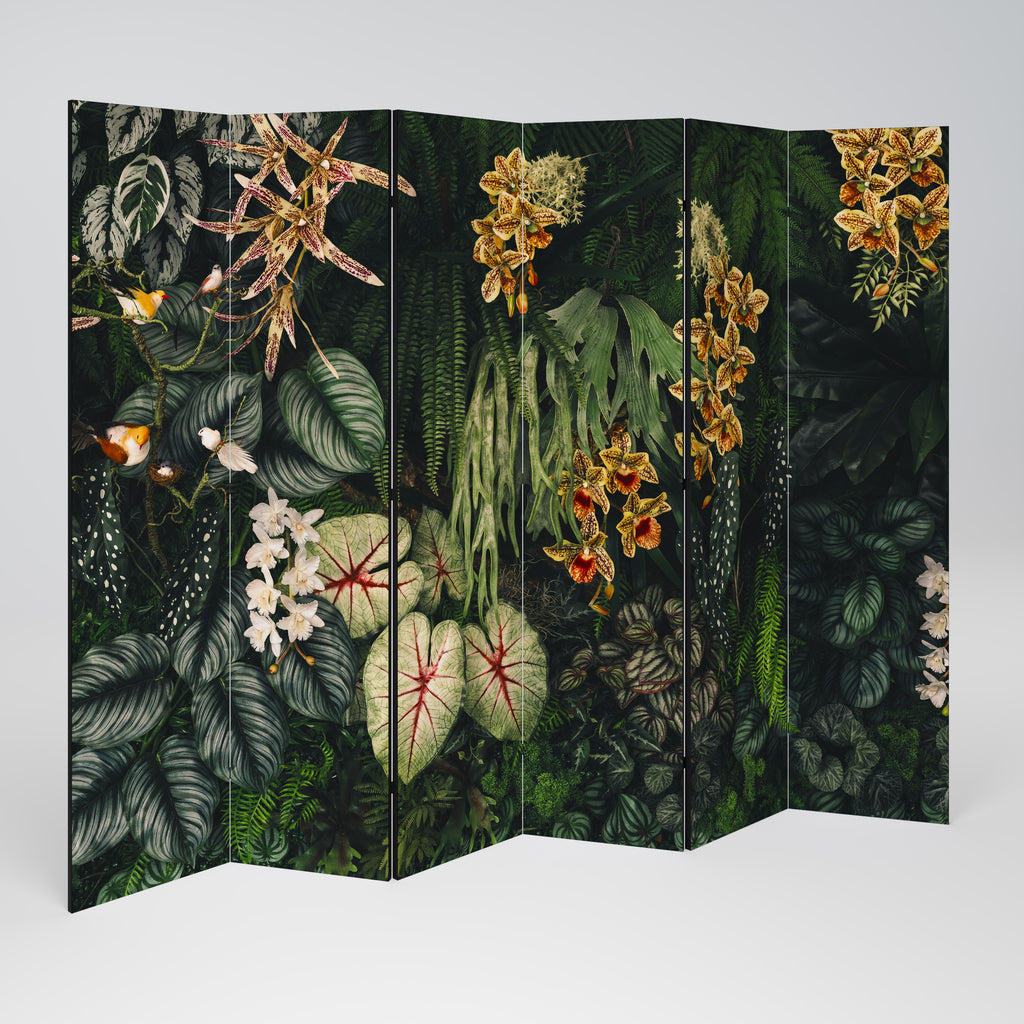 SILENT WILDERNESS Decorative 6-Panel Room Divider