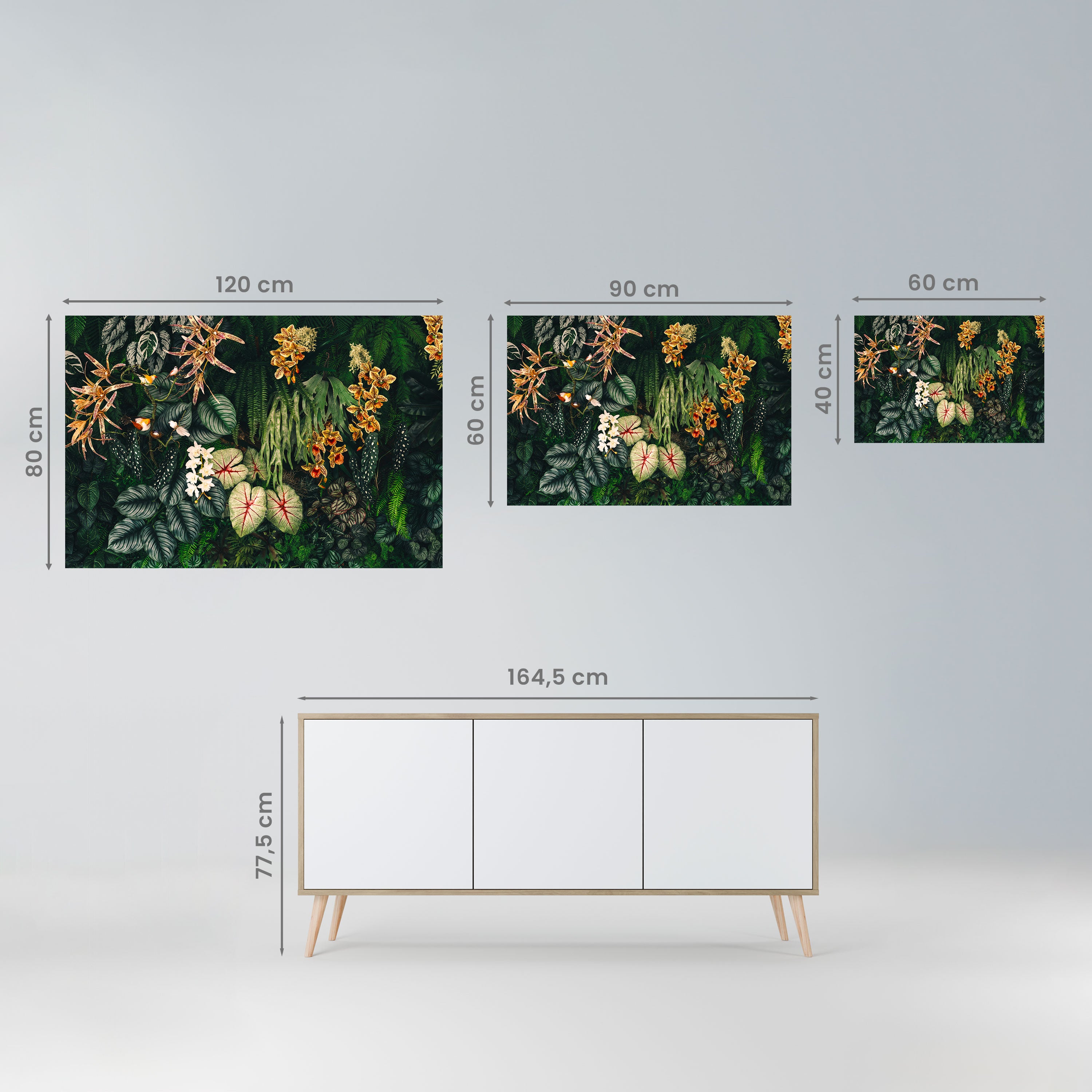 SILENT WILDERNESS Peel and Stick Horizontal Poster