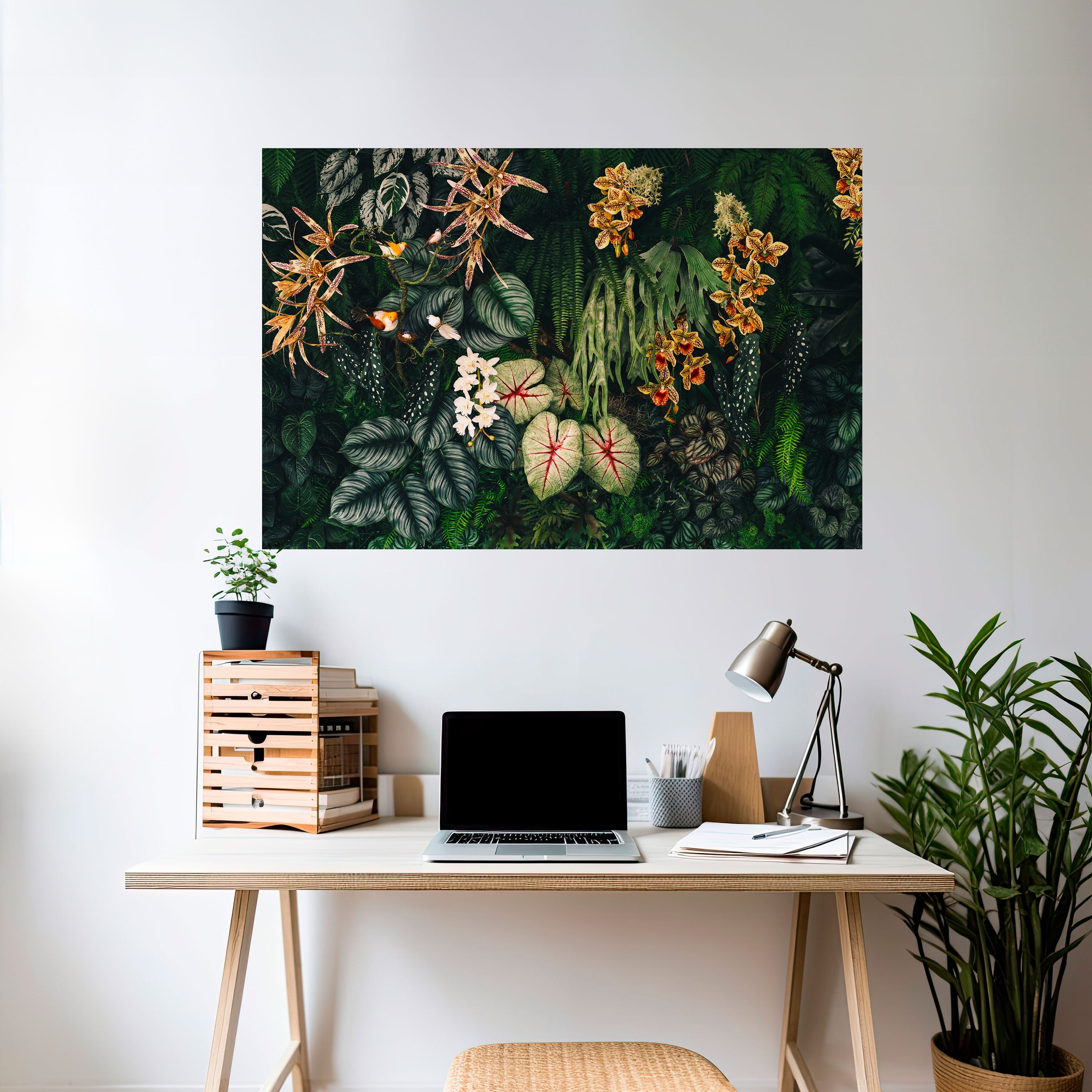 SILENT WILDERNESS Peel and Stick Horizontal Poster