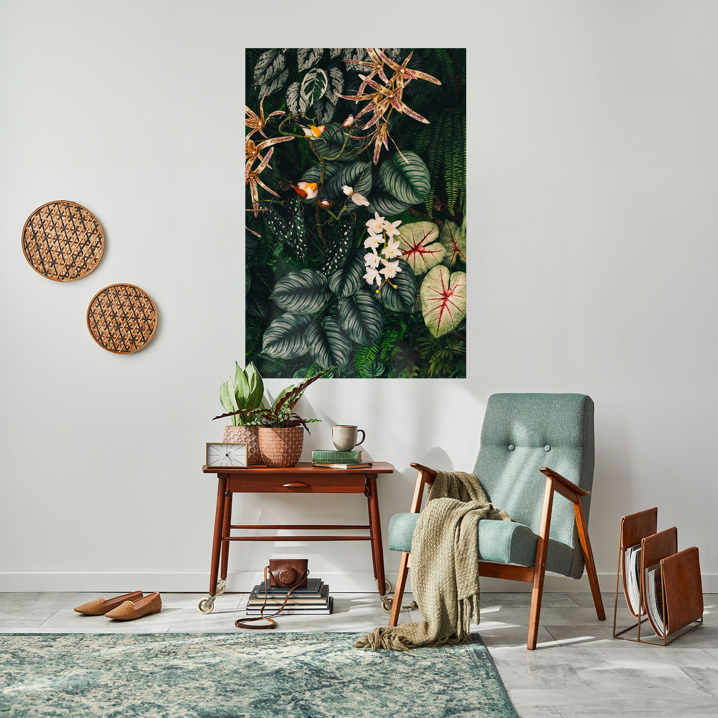 SILENT WILDERNESS Peel and Stick Vertical Poster