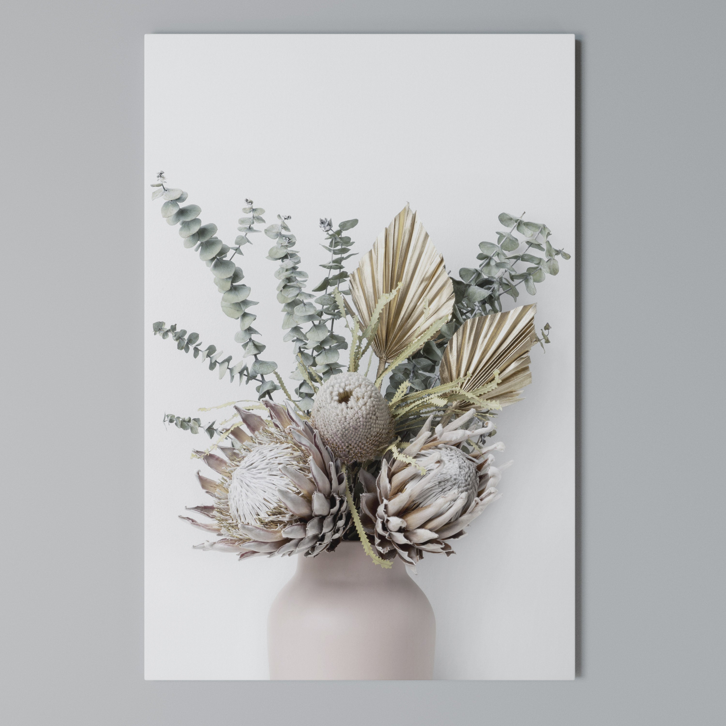NATURE'S GOLDEN WHIMSY Vertical Canvas Print