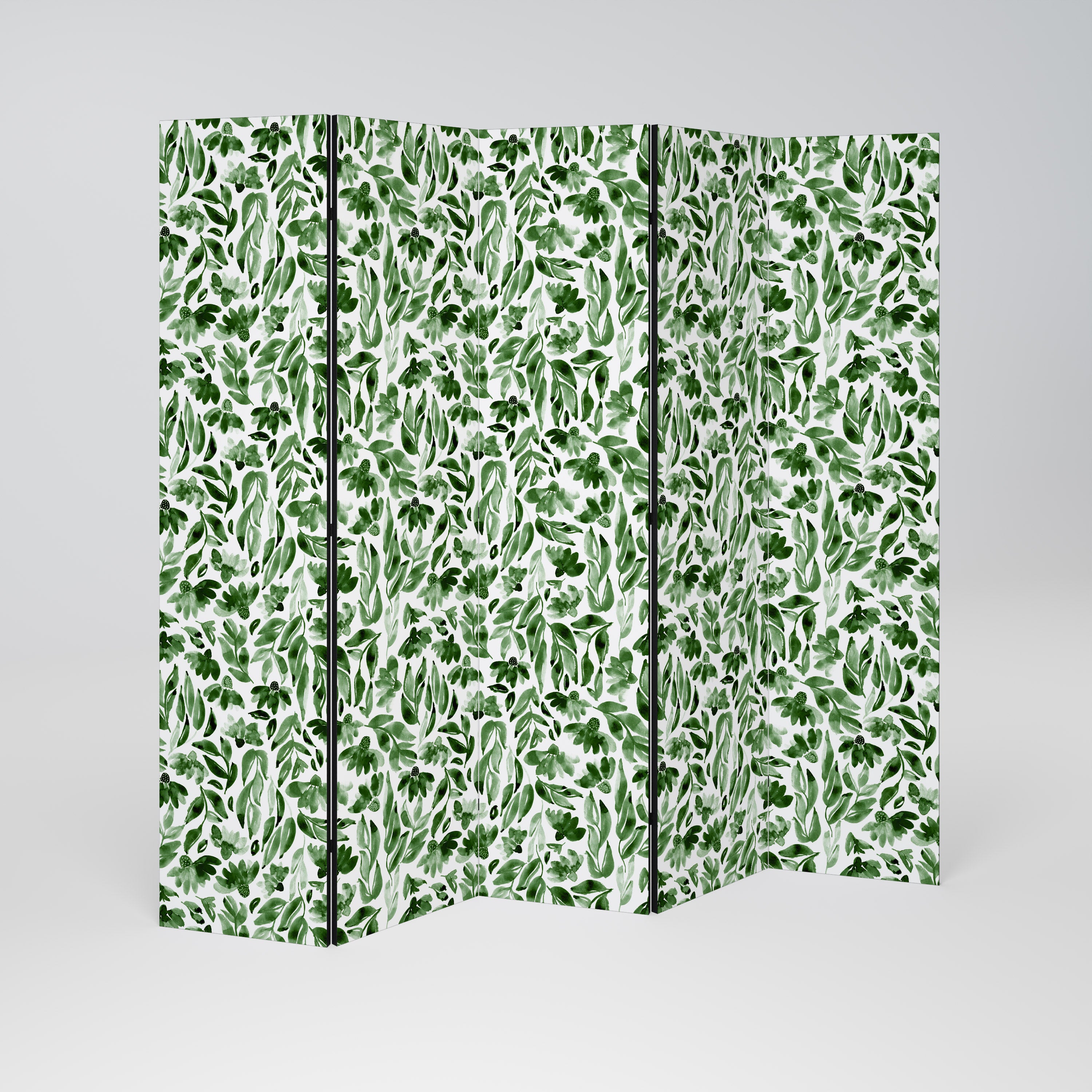 LEAFY LAYERS Decorative 5-Panel Room Divider