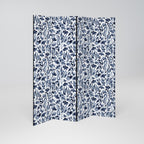 FLORAL FANTASY FABLE Biombo Decorativo de 4 Paneles