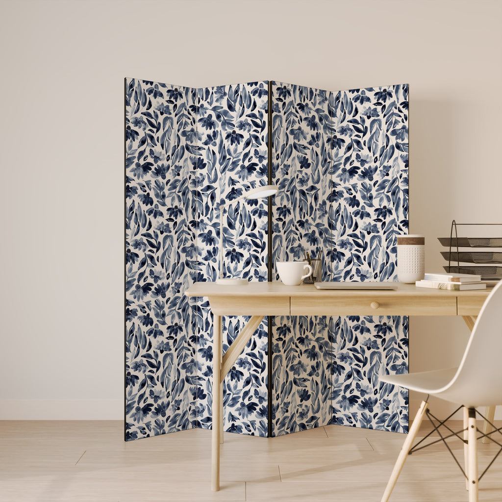 FLORAL FANTASY FABLE Decorative 4-Panel Room Divider
