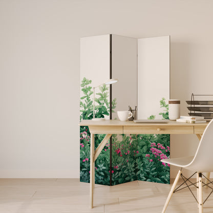 FLORAL SERENITY BARRIER Biombo de 3 paneles