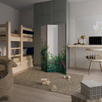 FLORAL SERENITY BARRIER 3-Panel Room Divider