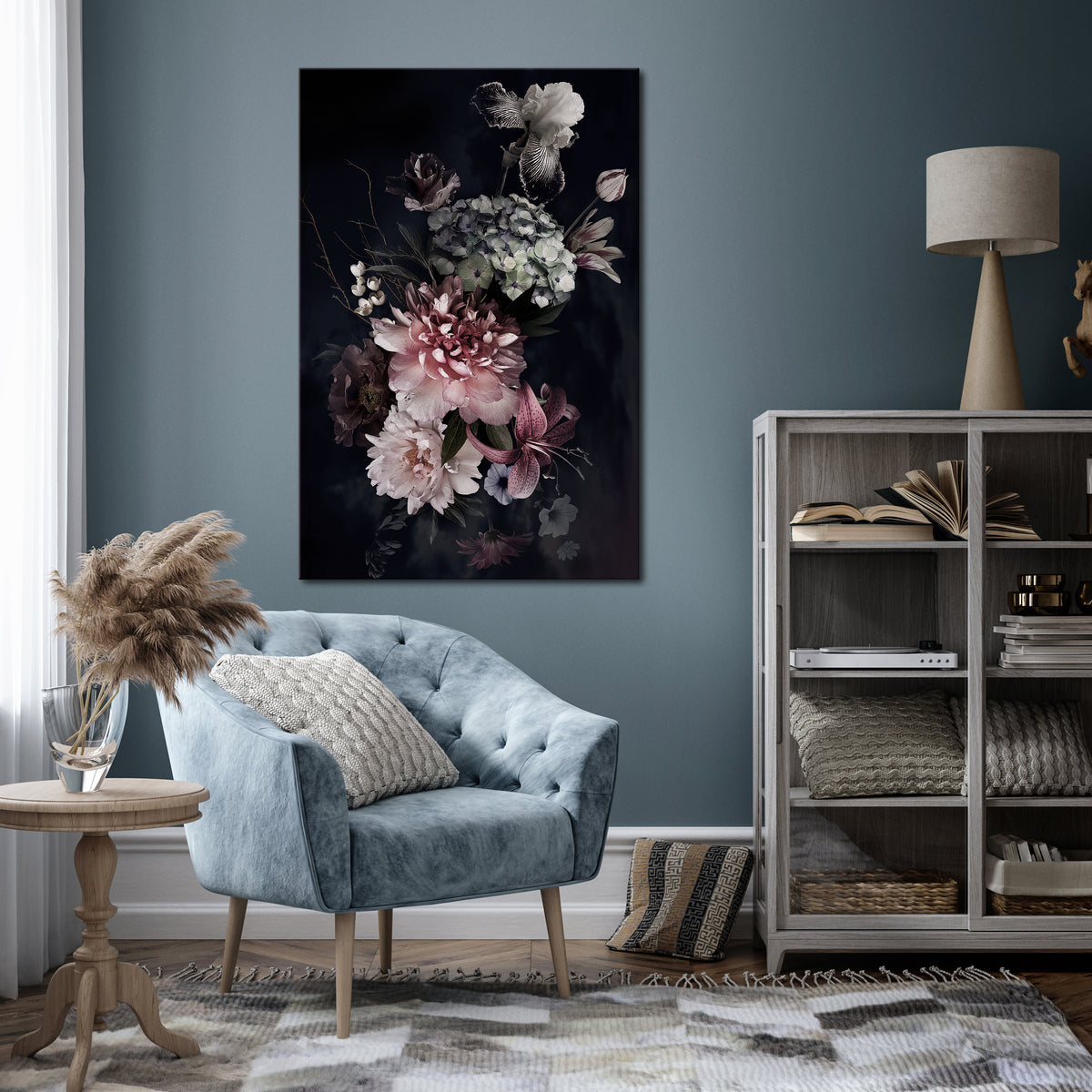 PURE BLOSSOM Cuadro en lienzo vertical