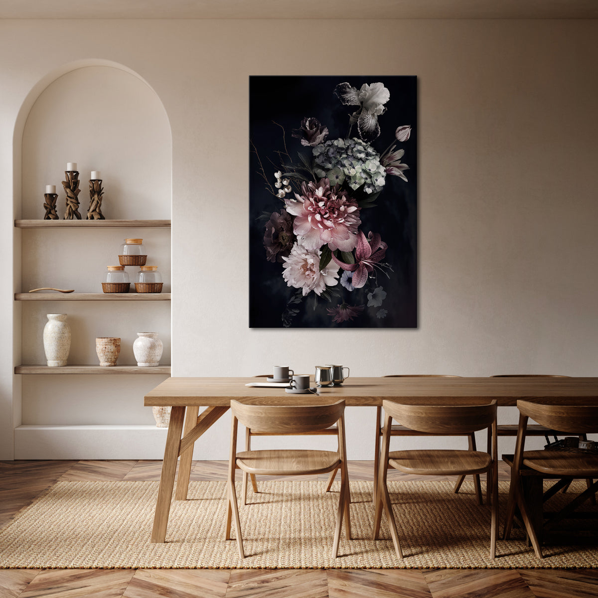 PURE BLOSSOM Cuadro en lienzo vertical