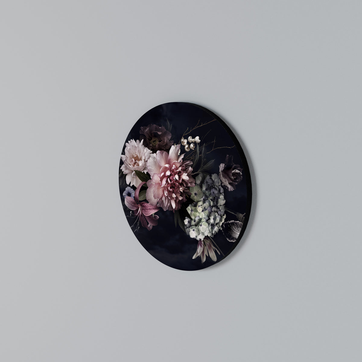 PURE BLOSSOM Arte de pared redondo