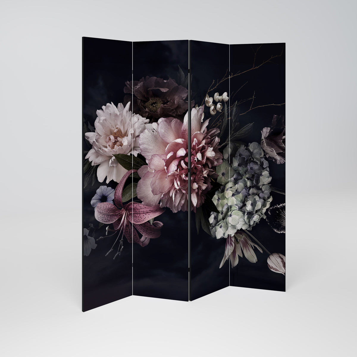 PURE BLOSSOM Biombo de 4 paneles