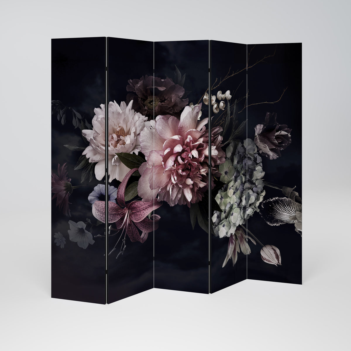 PURE BLOSSOM Biombo de 5 paneles