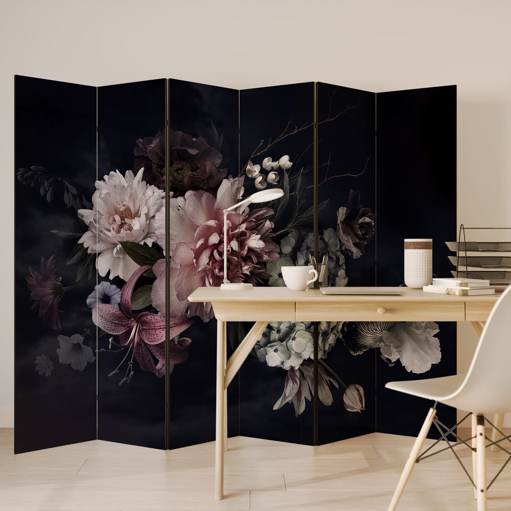 PURE BLOSSOM 6-Panel Room Divider