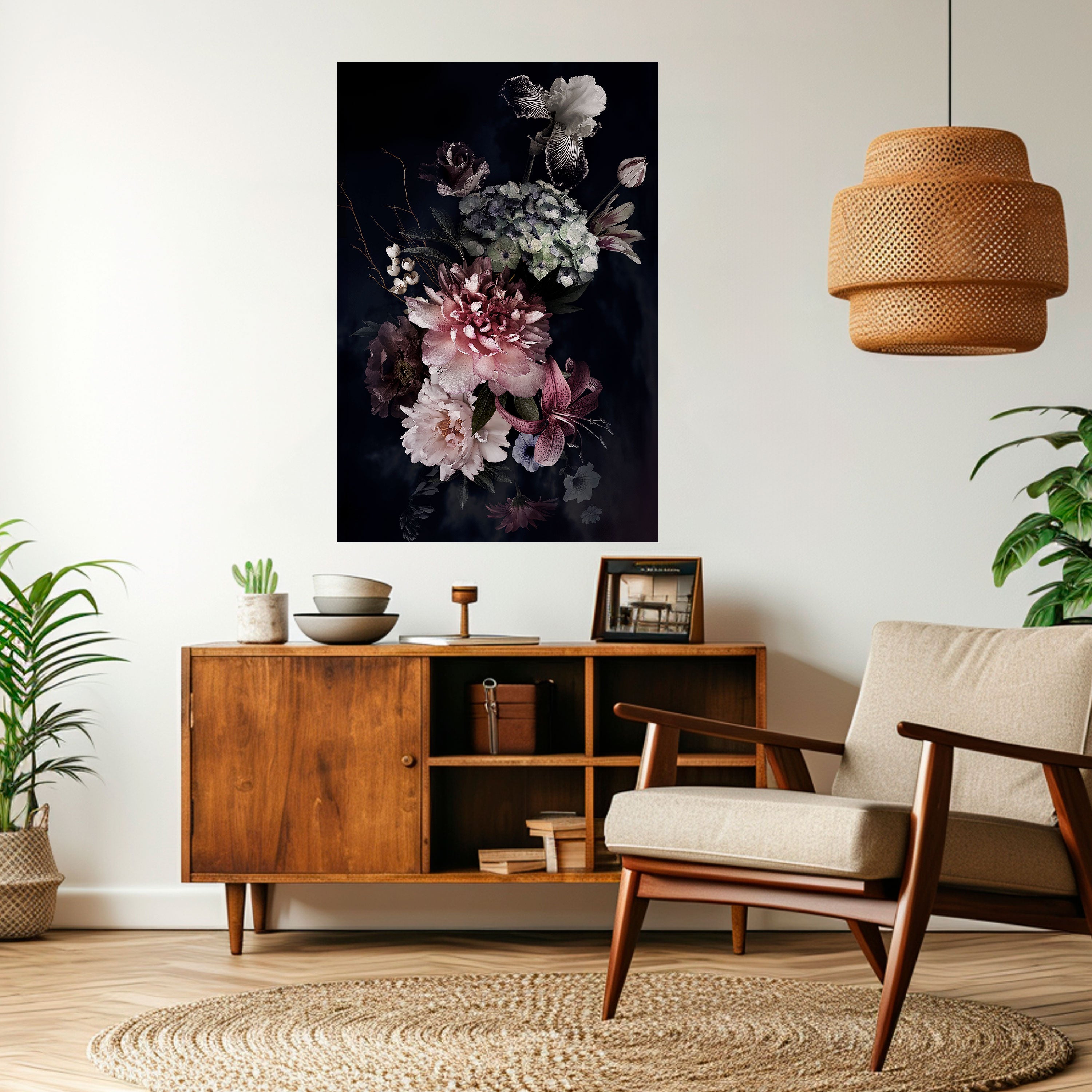 PURE BLOSSOM Peel and Stick Vertical Poster