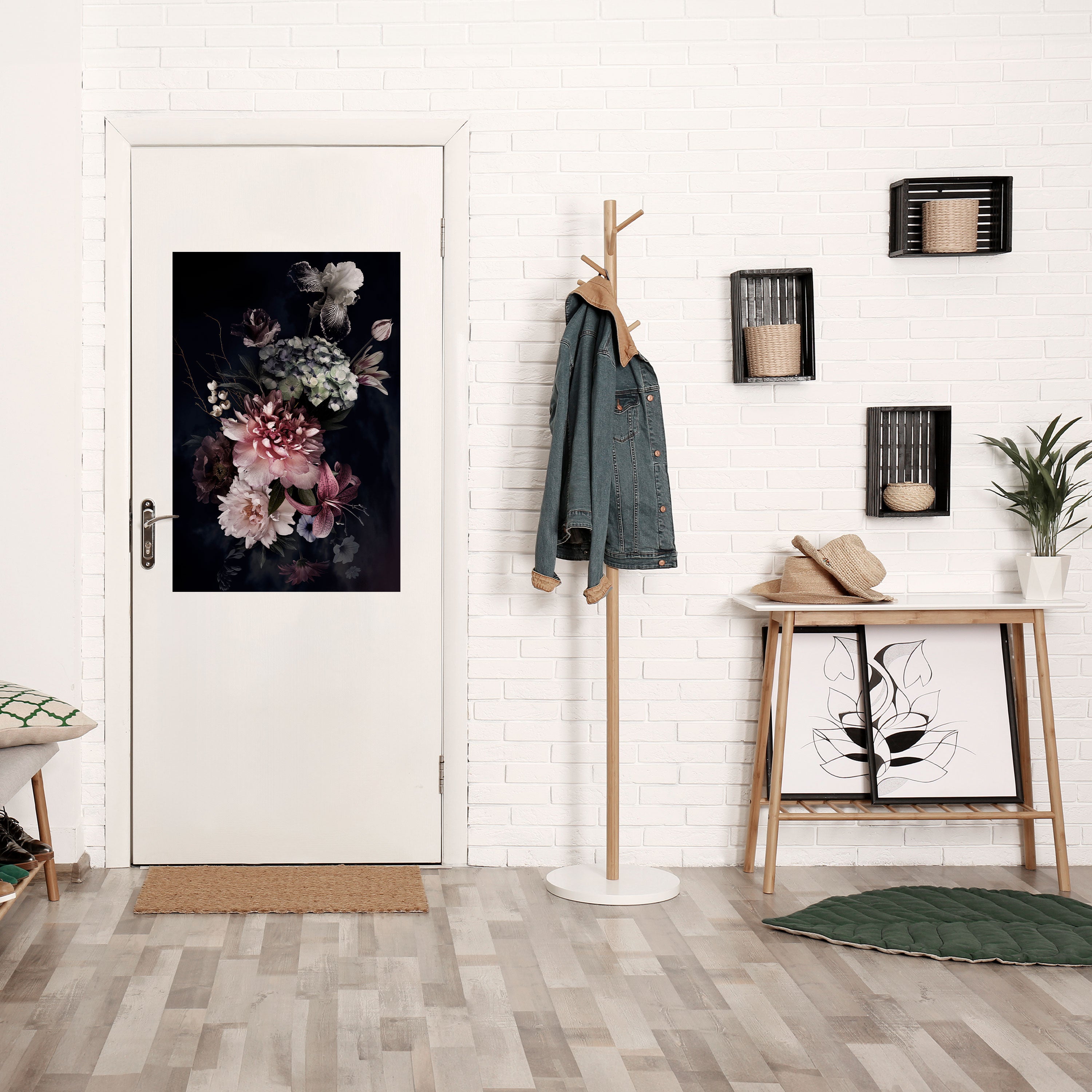 PURE BLOSSOM Peel and Stick Vertical Poster