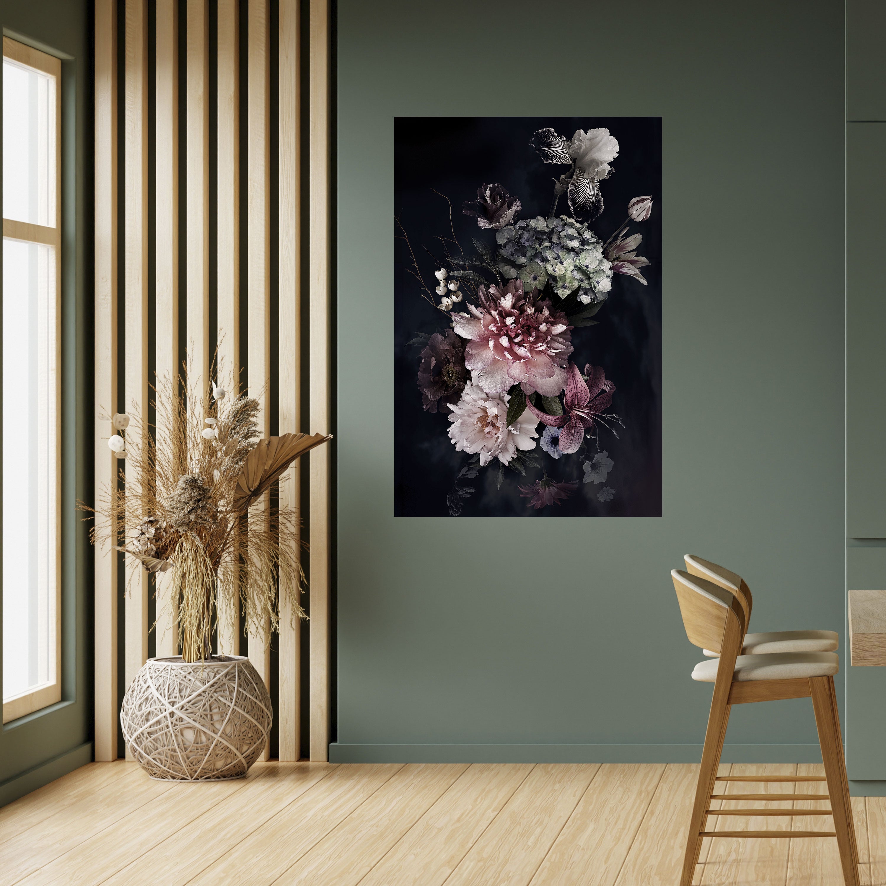 PURE BLOSSOM Peel and Stick Vertical Poster