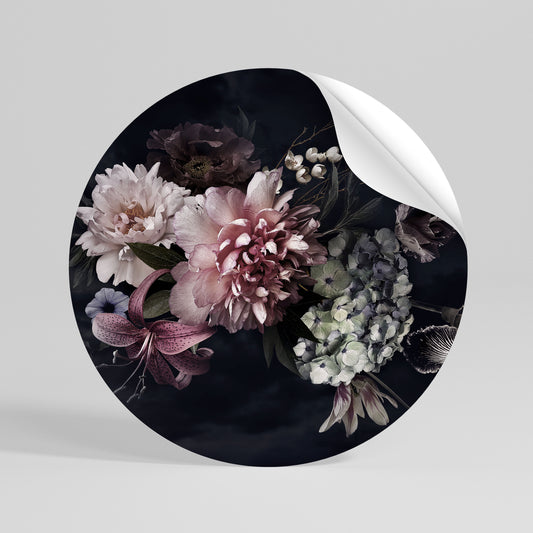 PURE BLOSSOM Vinilo adhesivo redondo