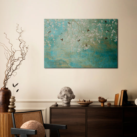 BLOOMING CHARM Cuadro en lienzo horizontal