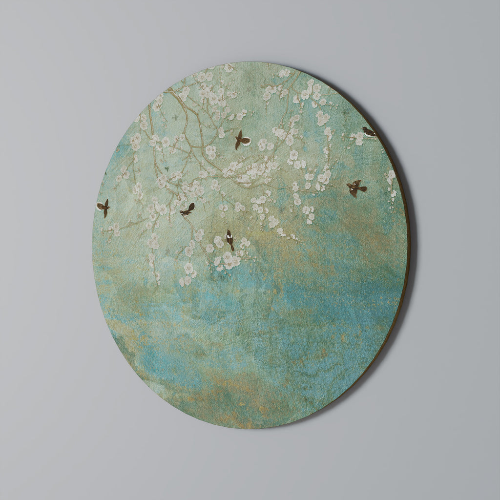 Arte de pared redondo BLOOMING CHARM