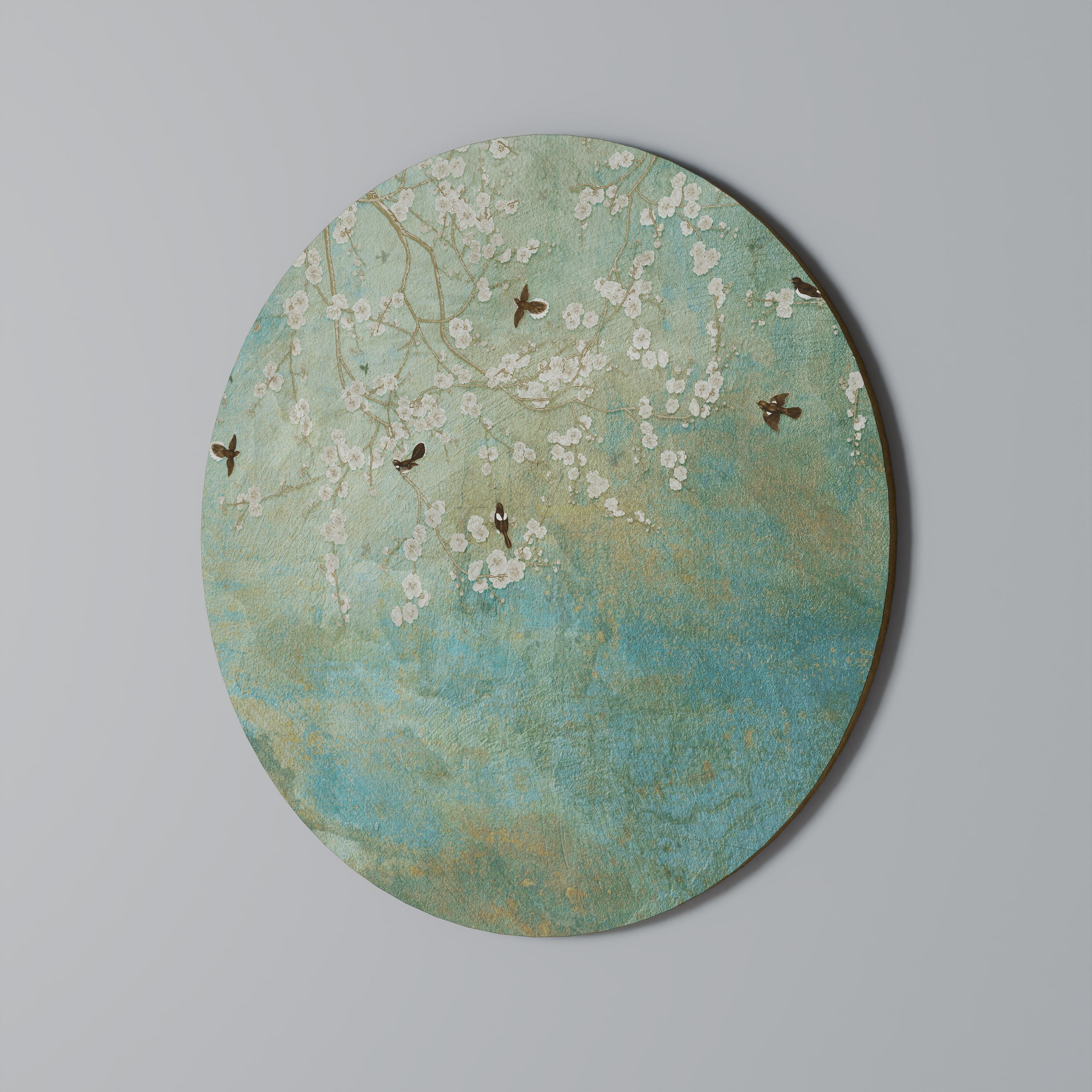 Arte de pared redondo BLOOMING CHARM