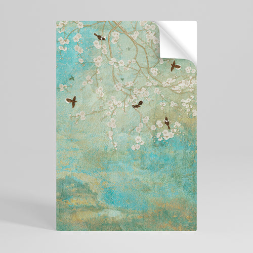 BLOOMING CHARM Póster adhesivo vertical