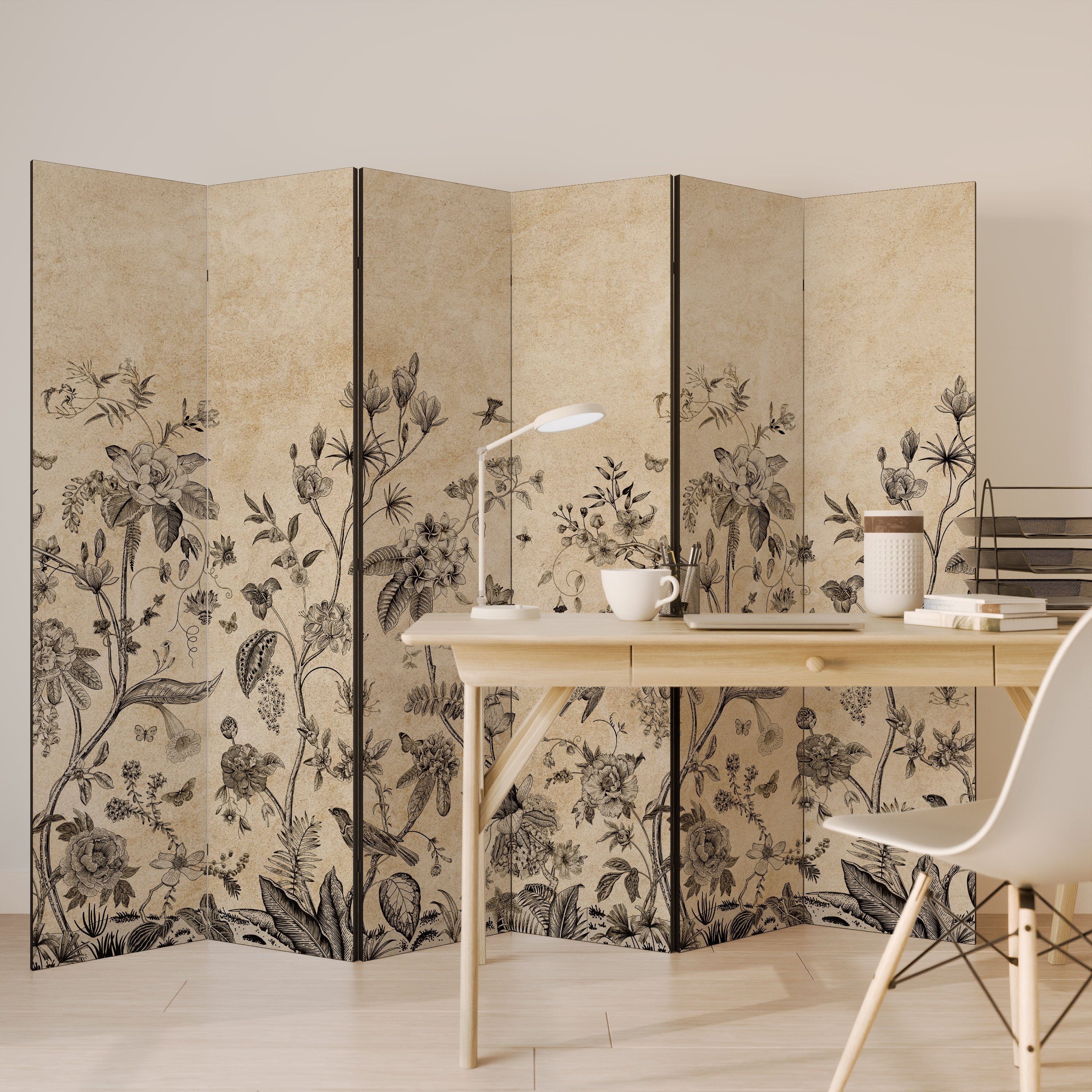 GLADE ESSENCE Decorative 6-Panel Room Divider