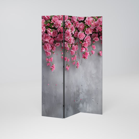 SERENE FLOWER FOLD Biombo de 3 paneles